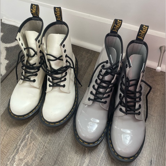 WHITE DR. MARTENS women’s 8 - Picture 1 of 2